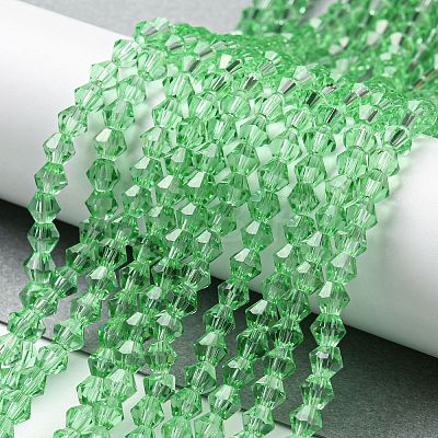 Transparent Glass Beads Strands GLAA-F029-3mm-24-1