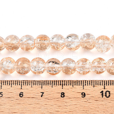 Transparent Crackle Glass Bead Strands GLAA-T025-8mm-02I-1