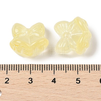 Transparent Spray Paint Glass Beads GLAA-Z011-06D-1