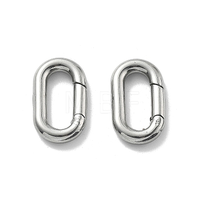 304 Stainless Steel Spring Gate Clasp Findings STAS-B082-05B-P-1