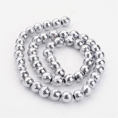 Non-Magnetic Synthetic Hematite Beads Strands G-B354-1-1