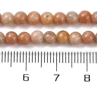 Natural Orange Quartz Beads Strands G-P551-A01-01-1