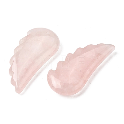 Natural Rose Quartz Pendants G-F820-01A-1