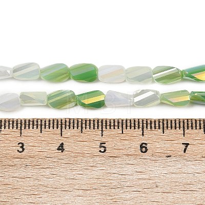 Electroplate Glass Beads Strands EGLA-P065-01A-06-1