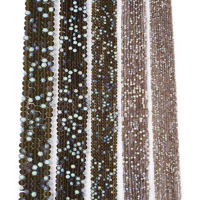 Transparent Glass Beads Strands EGLA-A044-T4mm-MB16-1