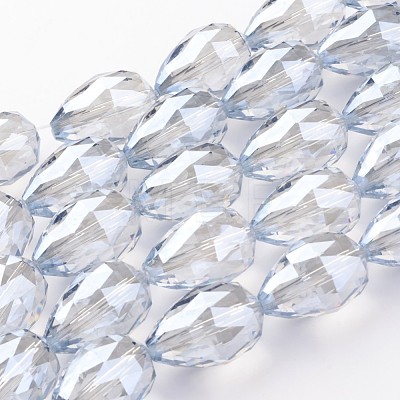Electroplate Glass Bead Strands EGLA-J139-PL01-A-1