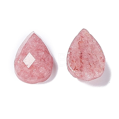 Natural Strawberry Quartz Cabochons G-G0001-B03-1