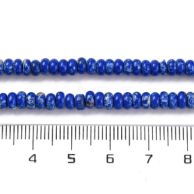 Synthetic Imperial Jasper Dyed Beads Strands G-K343-C39-06-1