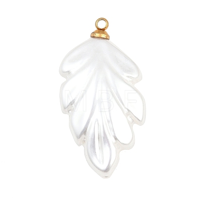 304 Stainless Steel Resin Pendants STAS-K322-11A-G-1