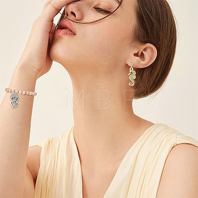 16Pcs 2 Colors 8 Styles Alloy Crystal Rhinestone Pendants FIND-YW0012-53-1