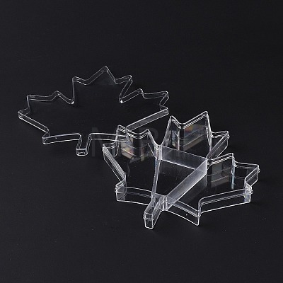 4 Grids Transparent Plastic Box CON-B009-02-1