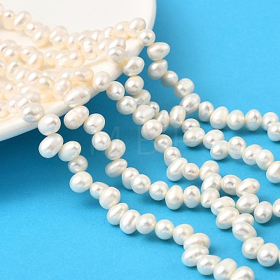 Natural Cultured Freshwater Pearl Beads Strands PEAR-I007-04C-03A-1