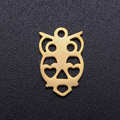 201 Stainless Steel Hollow Charms STAS-Q201-JN275-2-1