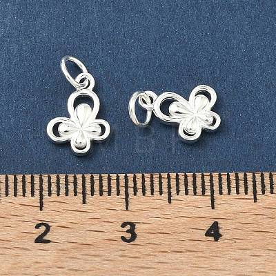 925 Sterling Silver Butterfly Charms STER-H119-01S-1