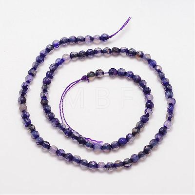 Natural Agate Bead Strands G-G882-4mm-C01-1-1