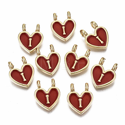 Alloy Enamel Charms X-ENAM-T012-02I-RS-1