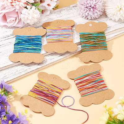 25M 5 Colors Braided Polyester Cord OCOR-TA0003-78-1