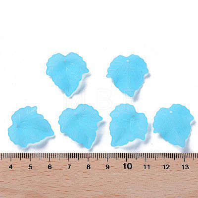 Autumn Theme Transparent Frosted Acrylic Pendants PAF002Y-27-1