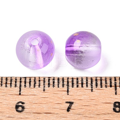 Frosted Baking Paint Glass Beads X1-DGLA-N005-8mm-06-1