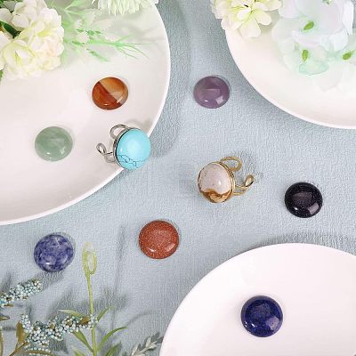 Mixed Gemstone Cabochons G-GA0001-07-1