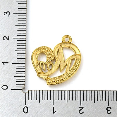Ion Plating(IP) Real 18K Gold Plated 304 Stainless Steel Rhinestone Pendants STAS-P341-09G-01-1
