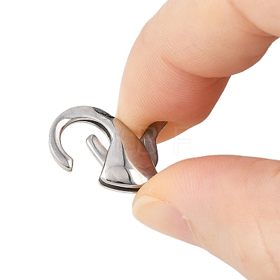 Tarnish Resistant 304 Stainless Steel Lobster Claw Clasps STAS-AB21-1