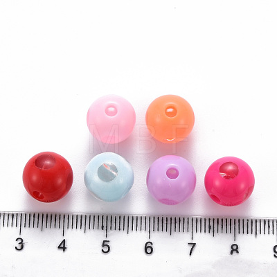 Opaque Acrylic Beads MACR-S373-07G-1