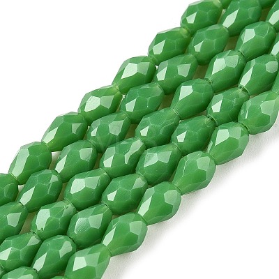 Opaque Solid Color Beads Strands EGLA-N013-P6mm-D04-1