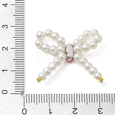 Plastic Pearl Beads Pendants KK-H463-06P-04-1