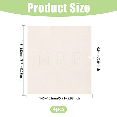 Suede Fabric Musical Instruments Cleaning Cloth AJEW-WH0596-687-1
