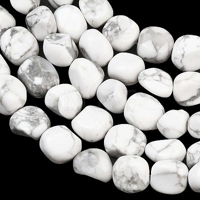 Natural Howlite Beads Strands GG-CBA787B-A03-1