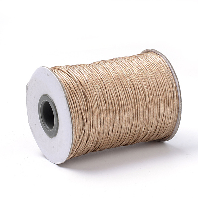 Braided Korean Waxed Polyester Cords YC-T002-1.0mm-141-1