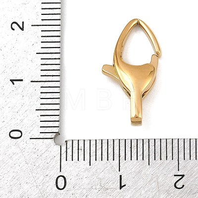 316 Stainless Steel Lobster Claw Clasps STAS-C154-02C-G-1