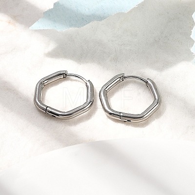 201 Stainless Steel Hoop Earrings EJEW-Z137-02P-04-1