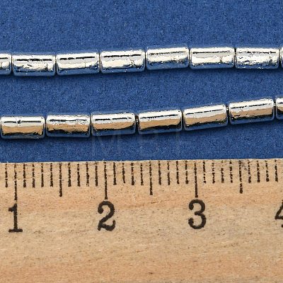 Electroplated Synthetic Non-Magnetic Hematite Beads Strands G-I360-L01-03-1