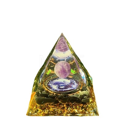 Orgonite Pyramid Resin Energy Generators PW-WG9316C-02-1