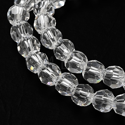 Transparent Glass Beads Strands EGLA-A035-T4mm-D19-1