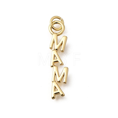 Mother's Day Brass Pendants LS-KK-Z155-05G-03-1