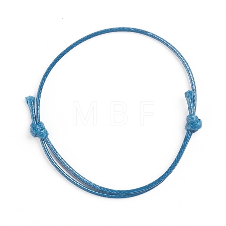 Korean Waxed Polyester Cord Bracelet Making AJEW-JB00011-13-1