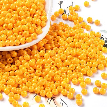 Baking Paint Glass Seed Beads SEED-H002-I-A511-1