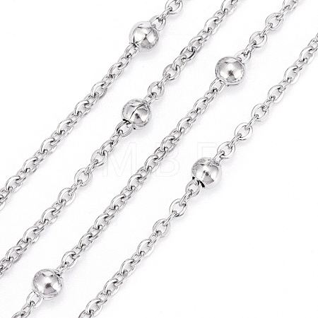 Tarnish Resistant 304 Stainless Steel Cable Chains CHS-L017-11B-1