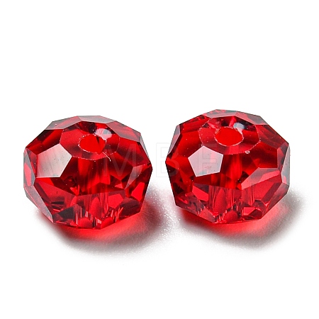 Transparent K9 Glass Beads GLAA-E048-02-23-1