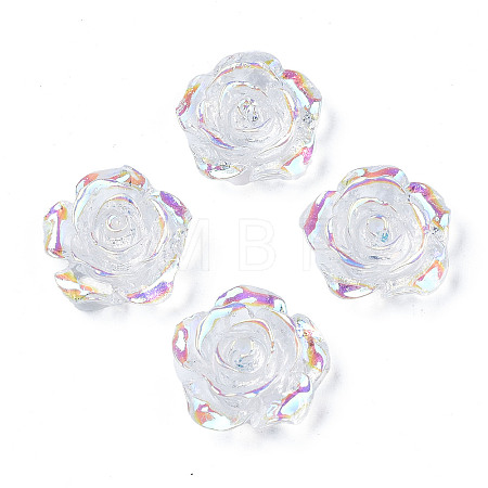 Transparent Resin Cabochons CRES-N030-001B-06-1