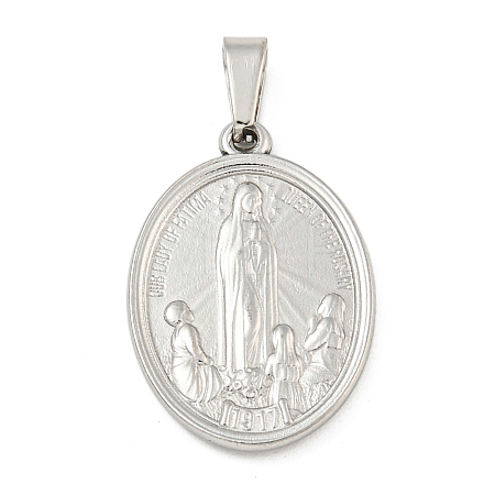 Non-Tarnish 304 Stainless Steel Pendants STAS-B071-02A-27P-1