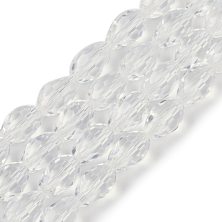 Transparent Glass Beads Strands EGLA-N013-T6mm-D01-1