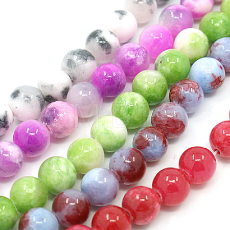 Natural Persian Jade Beads Strands G-D434-4mm-M-1
