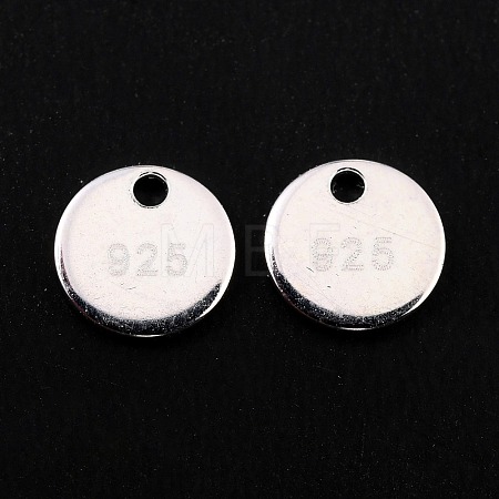 925 Sterling Silver Chain Tabs STER-K167-011A-S-1