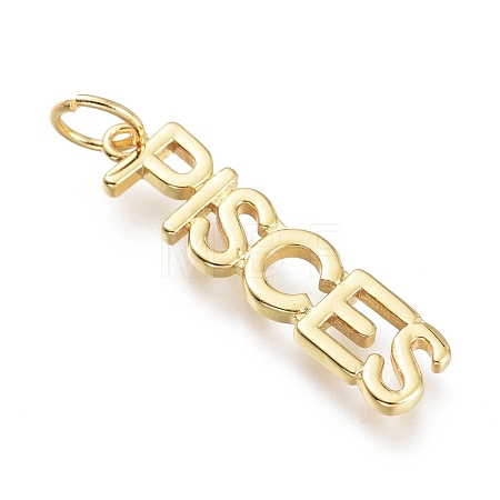Brass Pendants ZIRC-I048-15G-09-1