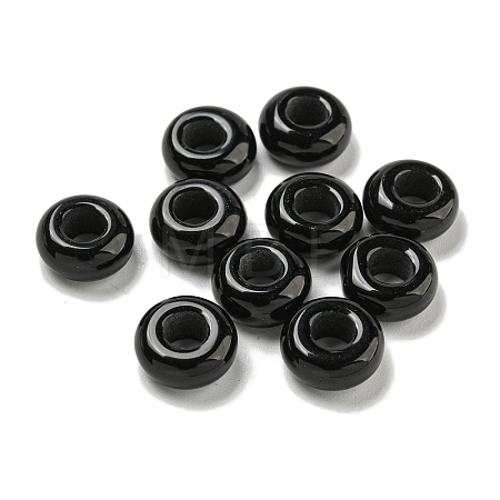 Natural Black Stone Beads G-Q173-03A-16-1