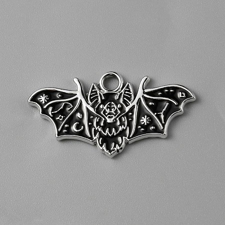 Halloween Alloy Enamel Pendants ENAM-CJC0002-34P-02-1